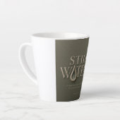 TASSE LATTE EAUX CALMES | PSAUME 23:2 | (Angle gauche)