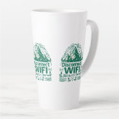 Tasse Latte Échapper à la reconnaissance numérique avec la nat (Angle droit)