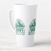 Tasse Latte Échapper à la reconnaissance numérique avec la nat (Angle gauche)