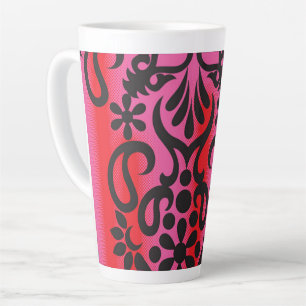 Tasse Latte Écharpe rouge et verte remarquable pour la rue Thr