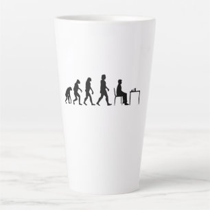 Tasse Latte Échecs - Évolution du joueur d'échecs