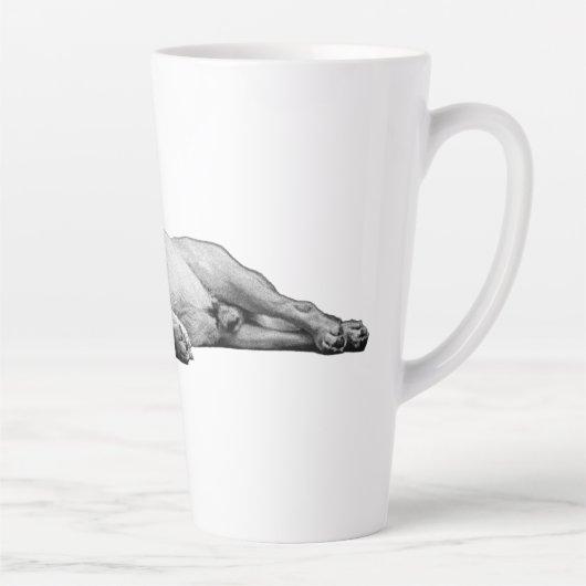 Tasse Latte Éclairage vers le bas, Maison gardée (Droite)