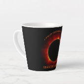 Tasse Latte Éclipse solaire totale (Angle gauche)