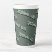 Tasse Latte École Bluz-3D (Devant)