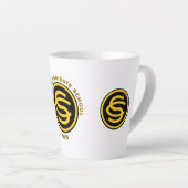 Tasse Latte École des candidats des officiers de l'armée - OCS (Angle droit)