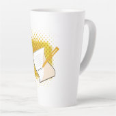 Tasse Latte Écriture Lover (Angle droit)