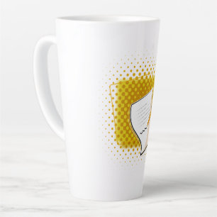 Tasse Latte Écriture Lover