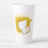 Tasse Latte Écriture Lover (Devant)