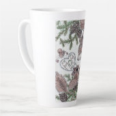 Tasse Latte Écureille mère avec kits (Angle gauche)