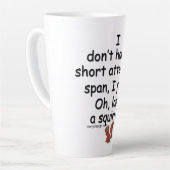 Tasse Latte Écureuil à courte portée (Angle gauche)