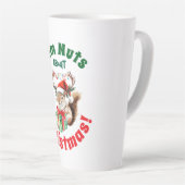 Tasse Latte Écureuil de Noël & Antlers & boîte cadeau (Angle droit)