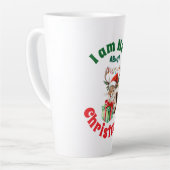 Tasse Latte Écureuil de Noël & Antlers & boîte cadeau (Angle gauche)