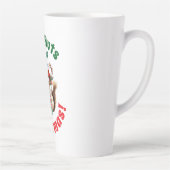 Tasse Latte Écureuil de Noël & Antlers & boîte cadeau (Droite)