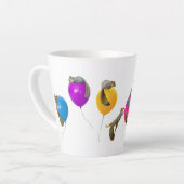 Tasse Latte Écureuils avec Balloons Latte Cup (Angle gauche)