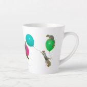 Tasse Latte Écureuils avec Balloons Latte Cup (Droite)