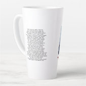 Tasse Latte Edmund Fitzgerald avec des noms d'équipage (Angle gauche)