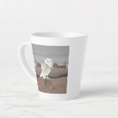 Tasse Latte Effraie des clochers (Angle gauche)