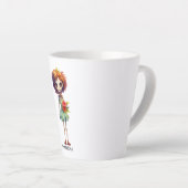 Tasse Latte Éffrayant, Mais Cute Zombie Kid - Adorable Macabre (Angle droit)