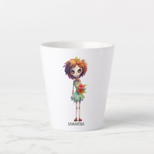 Tasse Latte Éffrayant, Mais Cute Zombie Kid - Adorable Macabre (Devant)