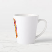 Tasse Latte Éffrayant Mama - Messy Bun Skull (Droite)