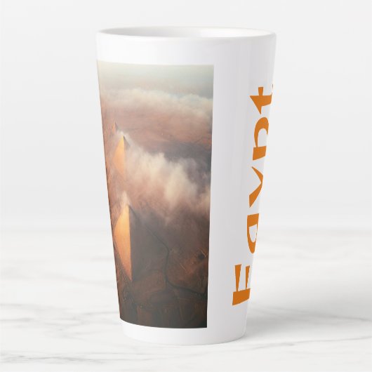 Tasse Latte Égypte (Devant)