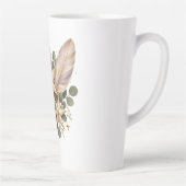 Tasse Latte Élégance de Noël céleste (Droite)