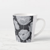 Tasse Latte Elegant and Whimsical Poppies (Droite)