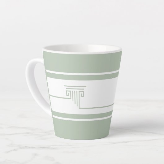 Tasse Latte Élégant Moderne (Angle gauche)