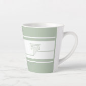 Tasse Latte Élégant Moderne (Droite)