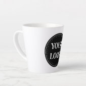 Tasse Latte élégant, moderne, raffiné et éditable. (Angle gauche)
