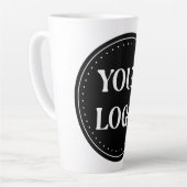 Tasse Latte élégant, moderne, raffiné et éditable. (Angle gauche)