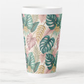 Tasse Latte Elegant Monsteras Gold (Devant)