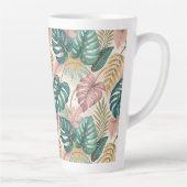 Tasse Latte Elegant Monsteras Gold (Droite)