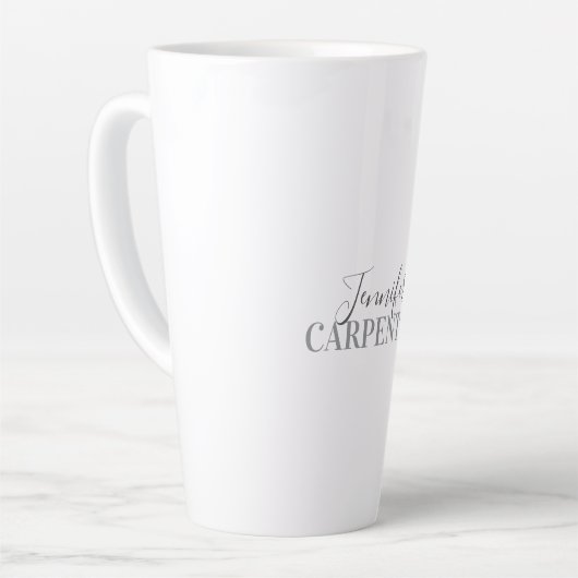 Tasse Latte Élégant professionnel minimaliste moderne (Angle gauche)