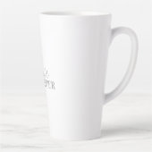 Tasse Latte Élégant professionnel minimaliste moderne (Droite)