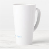 Tasse Latte Élégant Simple Minimaliste (Angle droit)