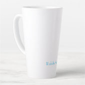 Tasse Latte Élégant Simple Minimaliste (Angle gauche)