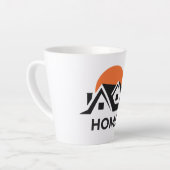 Tasse Latte Élégante petite tôle, 12 oz (Angle gauche)