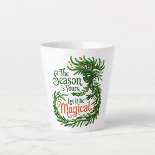 Tasse Latte Élégante Reine de la Forêt Vaisselle Magique de No