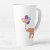 Tasse Latte Éléphant Ballon (Angle droit)