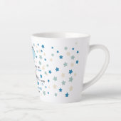 Tasse Latte Eléphant Bébé mignon avec oreilles bleues Boy Stat (Droite)