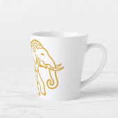 Tasse Latte Éléphant style thaï pour vous offrir. (Droite)
