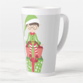 Tasse Latte Elf Bespecké Cute Personnalisé (Angle droit)