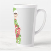 Tasse Latte Elf Bespecké Cute Personnalisé (Droite)
