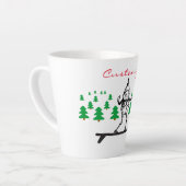 Tasse Latte Elfe sur la planche de surf Thunder_Cove (Angle gauche)
