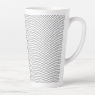 Tasse Latte Emballage Cadeau Moderne Noël Motif Gris