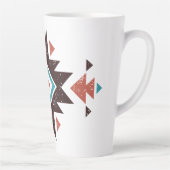 Tasse Latte Emblème diamant bohème (Droite)