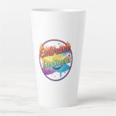 Tasse Latte Embrassez la sueur - Grit & Grind Workout Tee (Devant)