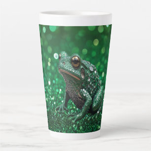 Tasse Latte Émergence Enchantante : La Grenouille Étincelante