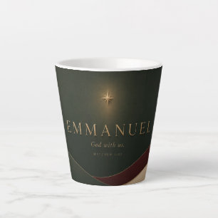 Tasse Latte EMMANUEL Matthieu 1:23 Chrétien